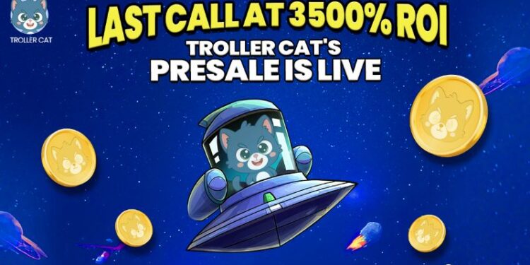 Top Traders Flock to Troller Cat as Stage 7 Hits Today – The Best Meme Coin Presale to Buy Now as Memecoin Fades and Dogecoin Drifts