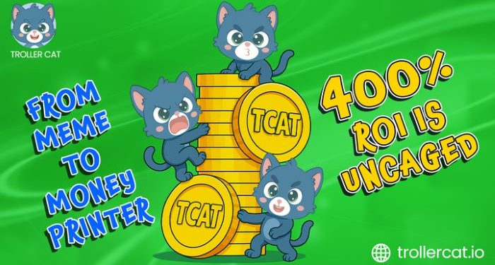 From $0.00000500 to $0.00010624—Troller Cat Leads Best Meme Coin Presale to Buy This Week as Memecoin and Baby Dogecoin Heats Up