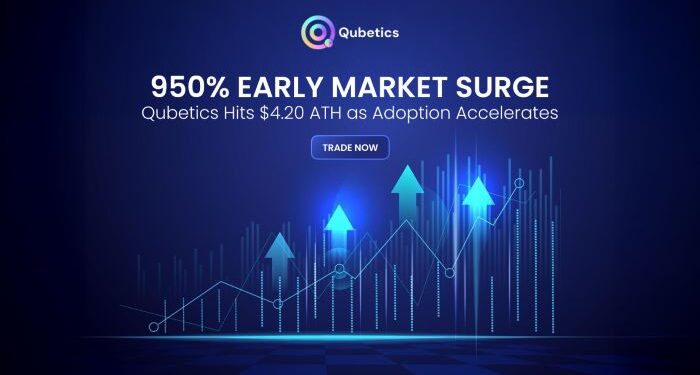 Qubetics Surges 950% in the First Hour After Launch, Is This the Next Big Crypto as Filecoin and Polkadot Drop 3% in 24 Hours?