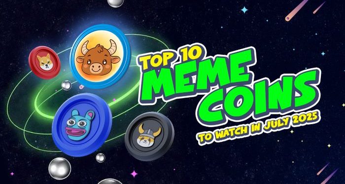 Top 10 Meme Coins in 2025 for Explosive Growth [MoonBull Whitelist Spots Running Out]
