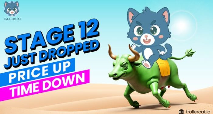 69% APY and 721% ROI Potential Make Troller Cat the Best Meme Coin Presale to Buy This Week as Penguins and Floki Gain