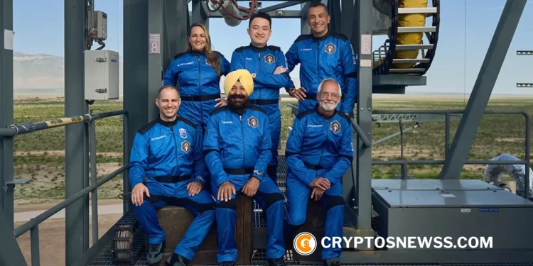 Justin Sun returns from space