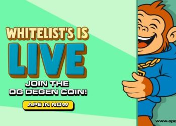 Bearish Market Energy Is Fueling the Degen Uprising, Apeing’s Best Meme Coin Whitelist Becomes the Next Big Crypto Signal