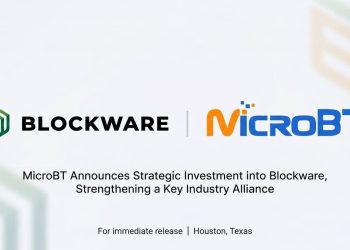 MicroBT Announces Strategic Investment into Blockware, Strengthening a Key Industry Alliance