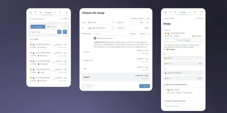 Apirone Introduces Swap and Upcoming Notifications