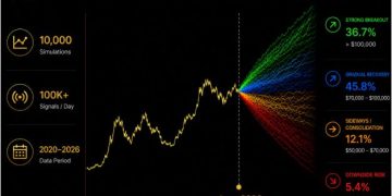 BTC/USD Eyes $100,000 as AIX Alpha’s 10,000 Simulations Point to a Potential Breakout