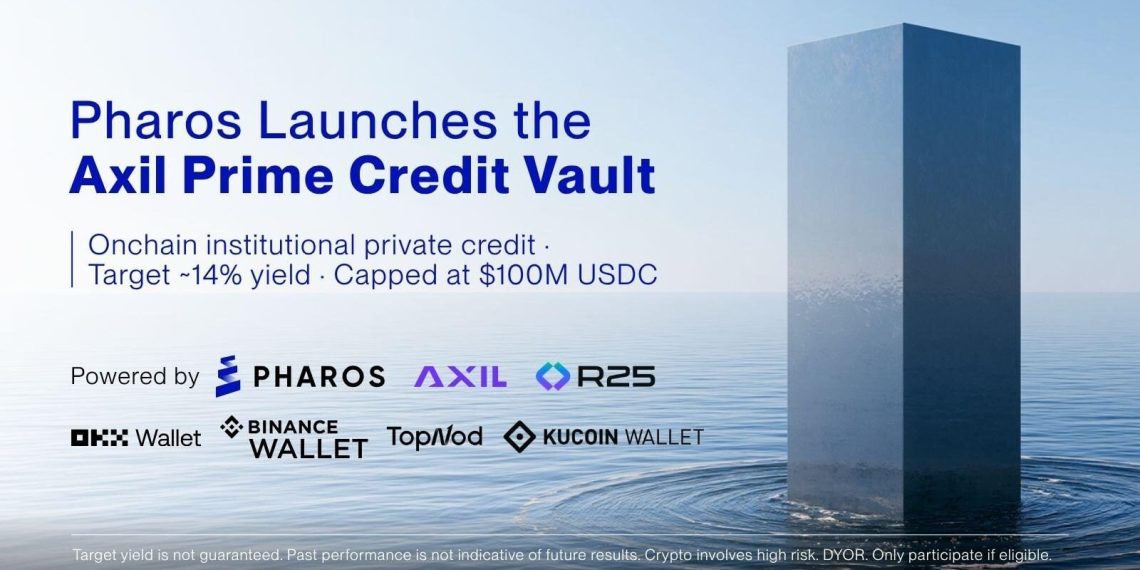 Pharos Brings Institutional Private Credit Onchain with Axil Prime Credit Vault, Targeting 14.3% Yield from Real-World Credit Cash Flows