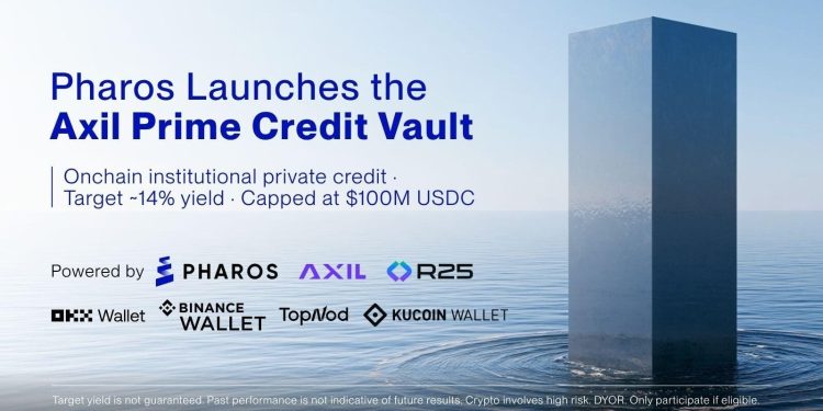 Pharos Brings Institutional Private Credit Onchain with Axil Prime Credit Vault, Targeting 14.3% Yield from Real-World Credit Cash Flows